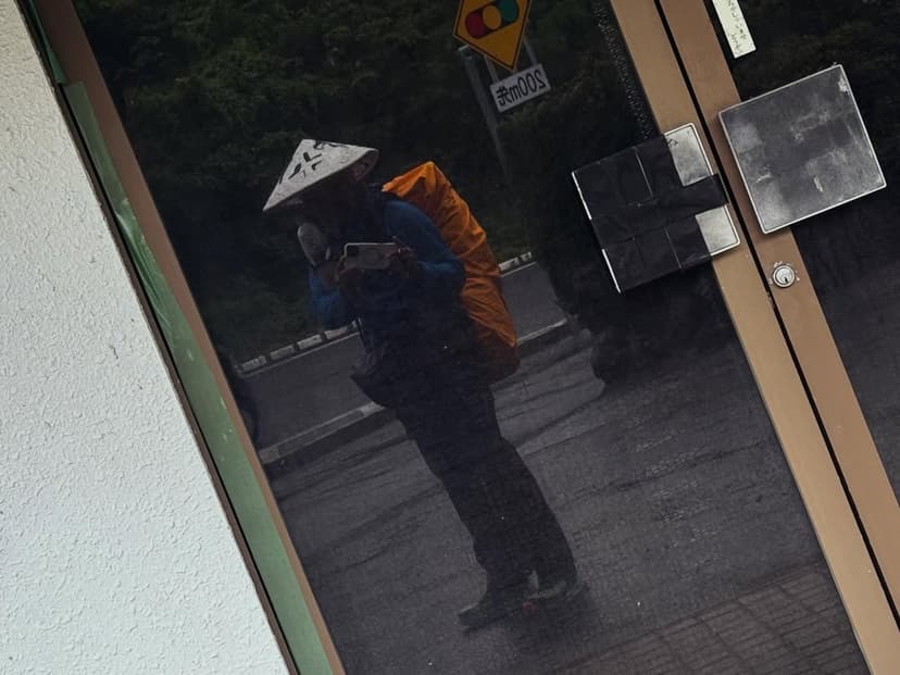 春雨の遍路道（愛南町）