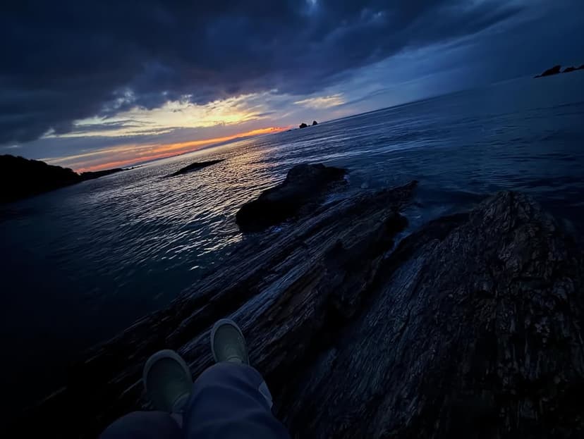 阿波・小松島 夜明けの海