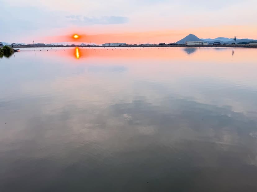 結願の遍路道 大窪寺への道 / 夕景讃岐